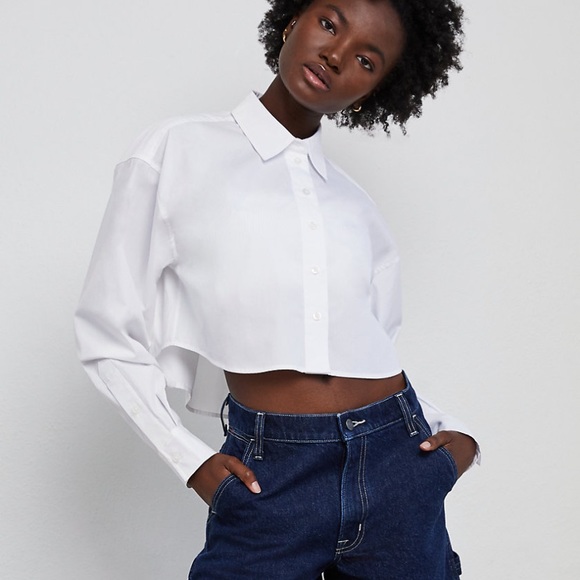 Aritzia Tops - Sunday Best Poplin Button Up
